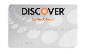 Discover Cashback Bonus credit card