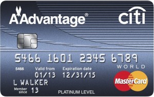 American Airlines Citi AAdvantage Platinum Select Mastercard